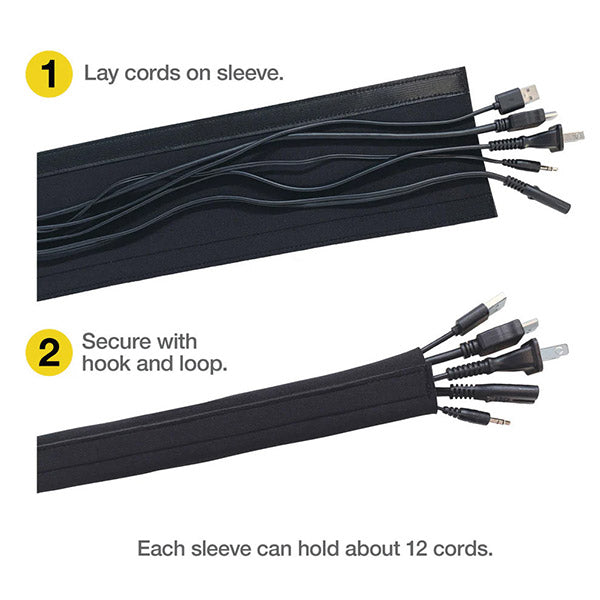 Wrap-It 400-SHL-48BL ケーブルスリーブHook&Loop 48 ラップイット