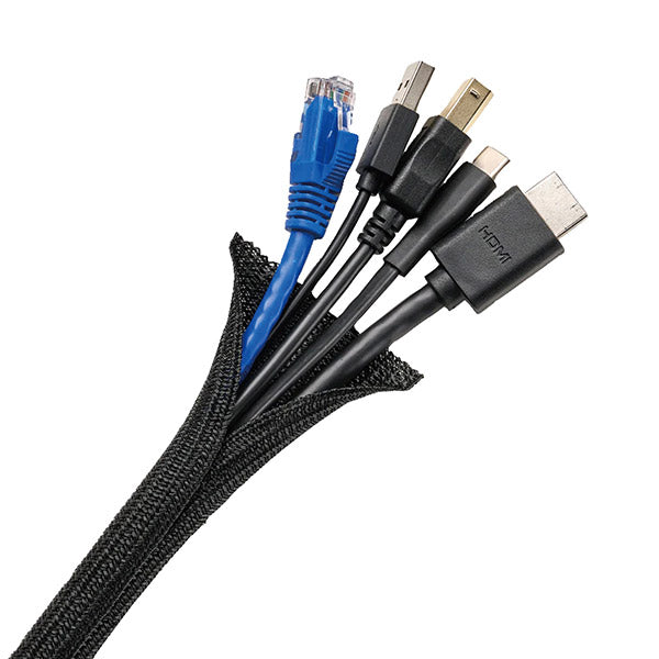 【11月の特価品】Wrap-It 400-SM-10x50BL ケーブルスリーブMeshBlack ラップイット