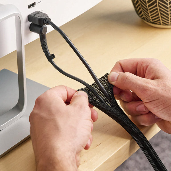 【11月の特価品】Wrap-It 400-SM-10x50BL ケーブルスリーブMeshBlack ラップイット