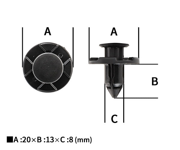 ムーブオン 4006-CN-196 クリップ 30入 フロント、リヤバンパーグリルタイヤハウス等用 車 自動車 クリップ