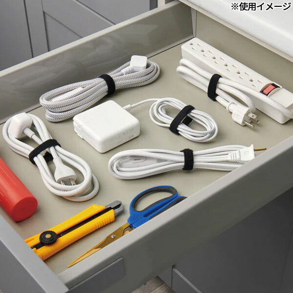 Wrap-It ケーブルタイ収納ロール 8インチ BK 50本入 450-CTR-8BL (0810016852469)ラップイット