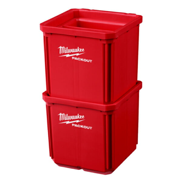 日本正規品 ミルウォーキー PACKOUT 小物収納(102mm x 102mm) 2個セット (48-22-8062)(4573592051379) milwaukee