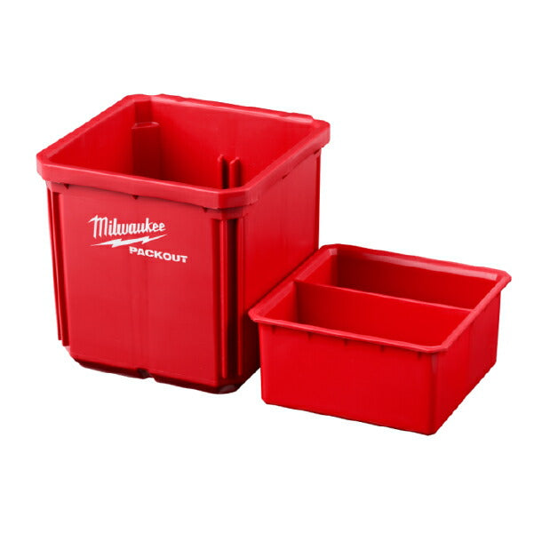 日本正規品 ミルウォーキー PACKOUT 小物収納(102mm x 102mm) 2個セット (48-22-8062)(4573592051379) milwaukee