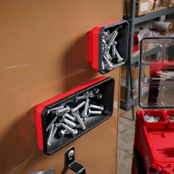 日本正規品 ミルウォーキー PACKOUT マグネット付き小物収納 (102mm × 102mm) (48-22-8070)(4573592054691) milwaukee