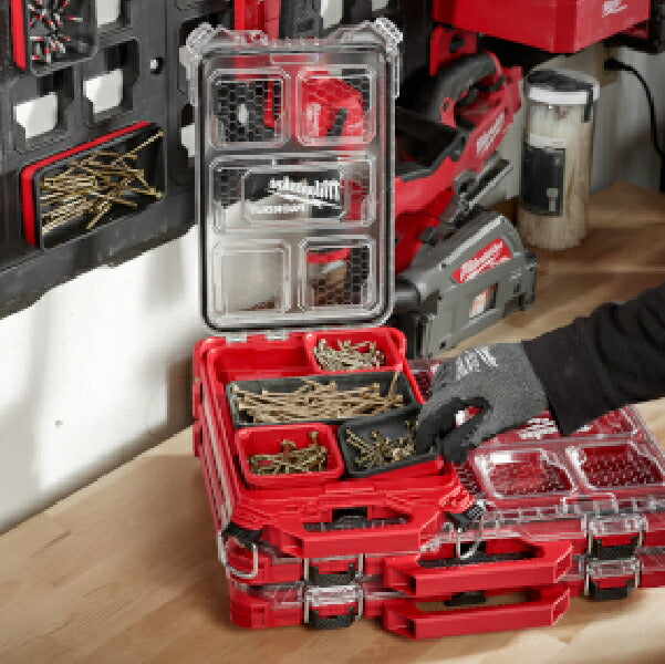 日本正規品 ミルウォーキー PACKOUT マグネット付き小物収納 (102mm × 102mm) (48-22-8070)(4573592054691) milwaukee