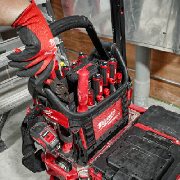 日本正規品 ミルウォーキー PACKOUT ベルト付き10インチタフトートバッグ (48-22-8311)(4573592054776) milwaukee