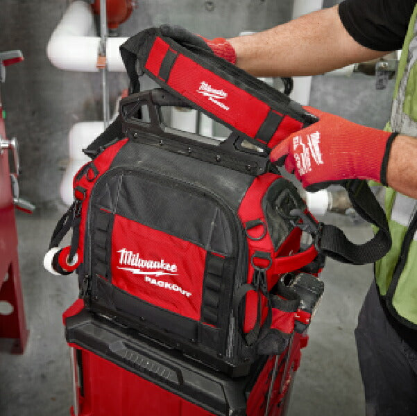 日本正規品 ミルウォーキー PACKOUT カバー付き15インチタフトートバッグ (48-22-8316)(4573592054783) milwaukee