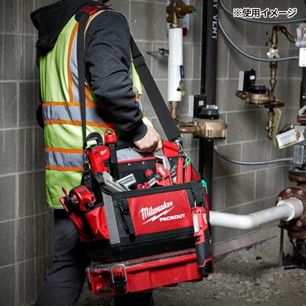 日本正規品 ミルウォーキー PACKOUT 15インチタフトートバッグ (48-22-8317)(4573592056602) milwaukee