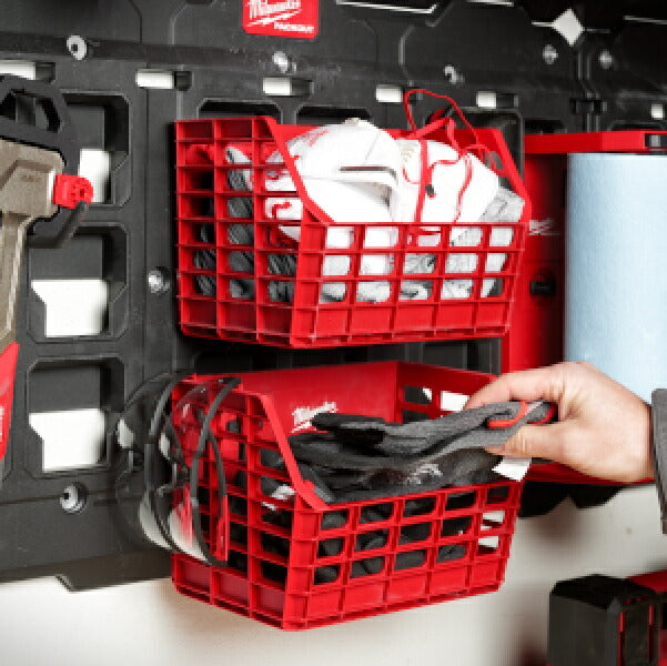 日本正規品 ミルウォーキー PACKOUT コンパクトウォールバスケット (48-22-8342)(4573592054684) milwaukee