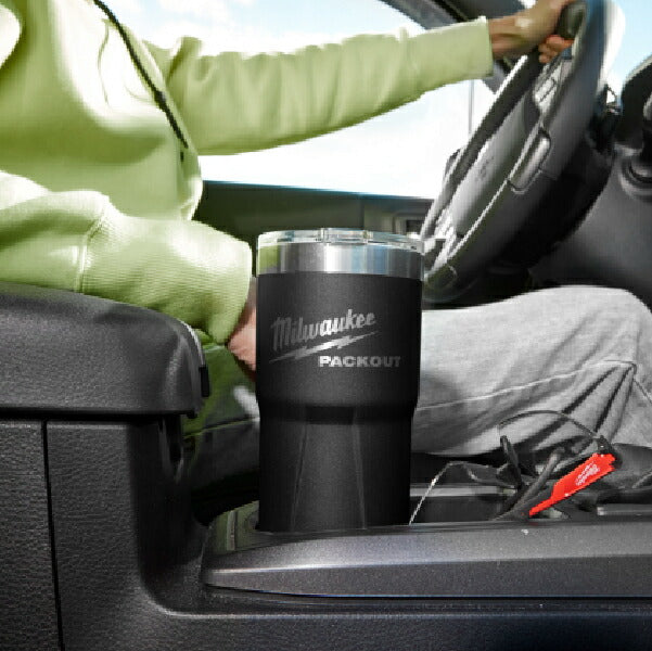 日本正規品 ミルウォーキー PACKOUT タンブラーブラック(メガ・890mL) (48-22-8393BX)(4573592054639) milwaukee