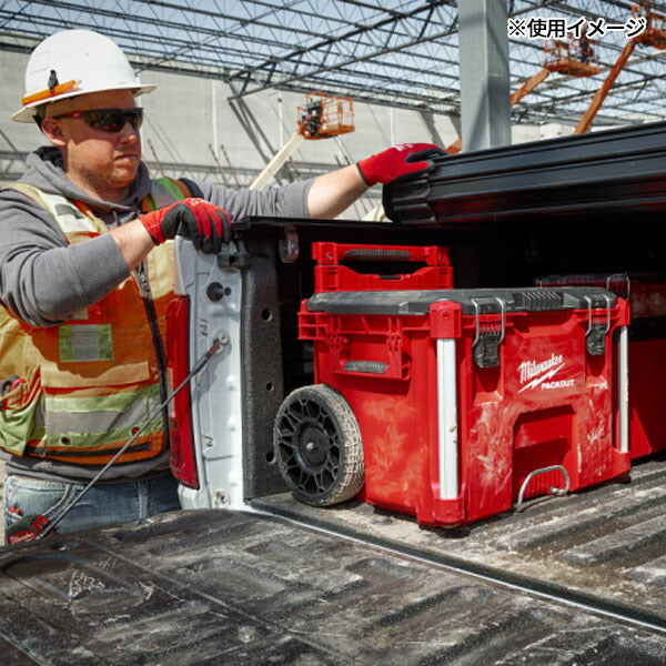 日本正規品 ミルウォーキー PACKOUT キャリー式ツールボックス (48-22-8427)(4573592056541) milwaukee