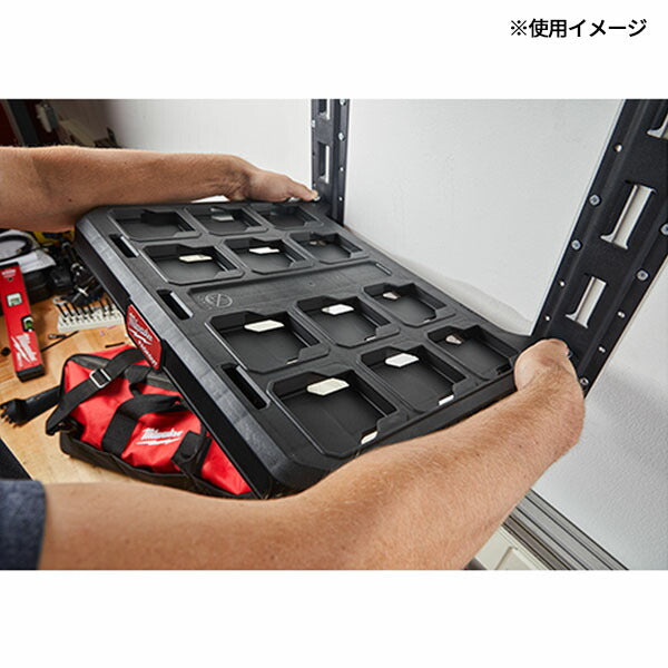 日本正規品 ミルウォーキー PACKOUT 収納棚レール (48-22-8482)(4573592050310) milwaukee