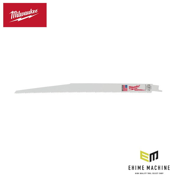 日本正規品 ミルウォーキー 多目的レシプロソーブレード 8/12TPI 300mm 5本パック (48-47-5094)(4573592057579) milwaukee