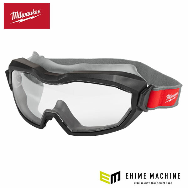 日本正規品 ミルウォーキー セーフティゴーグル 通気孔なし クリア (48-73-2065)(4573592072466) milwaukee