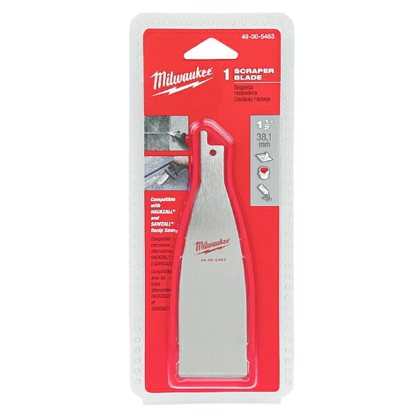 日本正規品 ミルウォーキー レシプロソー用 38mmスクレーパーブレード (49-00-5463)(4573592050969) milwaukee