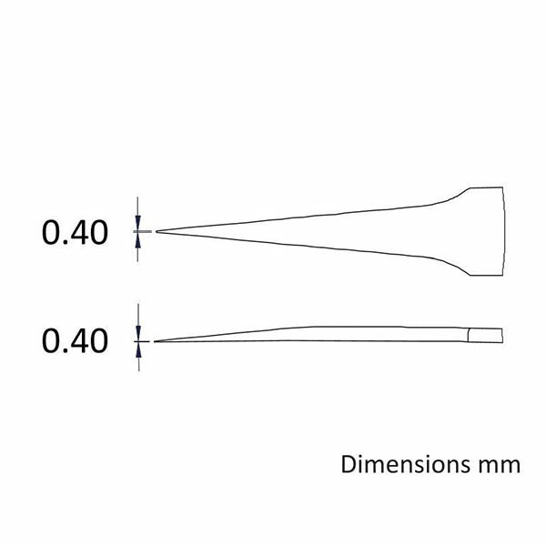 日本正規品 アイデアルテック 0.4MM ステンレスピンセット(耐酸/磁) (4A.SA.6.ITE)(7640174711581) ideal-tek
