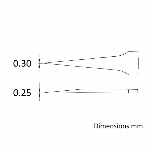 日本正規品 アイデアルテック 0.3MM ステンレスピンセット(耐酸/磁) (4.SA.6.ITE)(7640174711697) ideal-tek