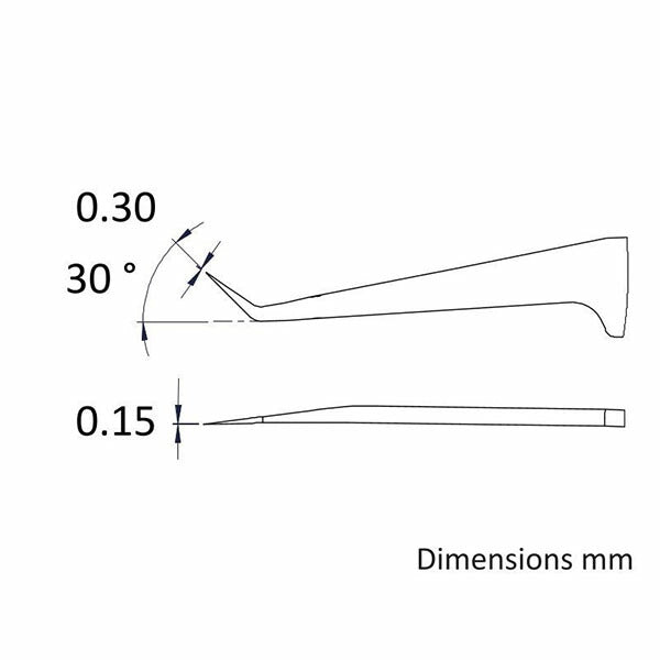 日本正規品 アイデアルテック 0.3 x115MM チタン製高精度ピンセット (51S.TA.0.IT)(7640144710842) ideal-tek