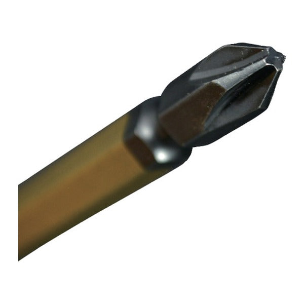 フジ矢 両頭ビット(黒金・2本組)+2×82mm (5202-82-BG)(4952520403549) FUJIYA 工具