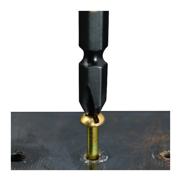 フジ矢 両頭ビット(黒金・2本組)+2×82mm (5202-82-BG)(4952520403549) FUJIYA 工具