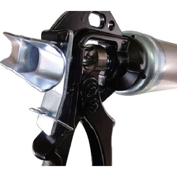 山本製作所 コーキングガン シリンダーガン 強力型ハンドル らくらく550B 550ml ワンタッチ式 フック式 1液 変成シリコン (550B) (4582256872212) フジ矢