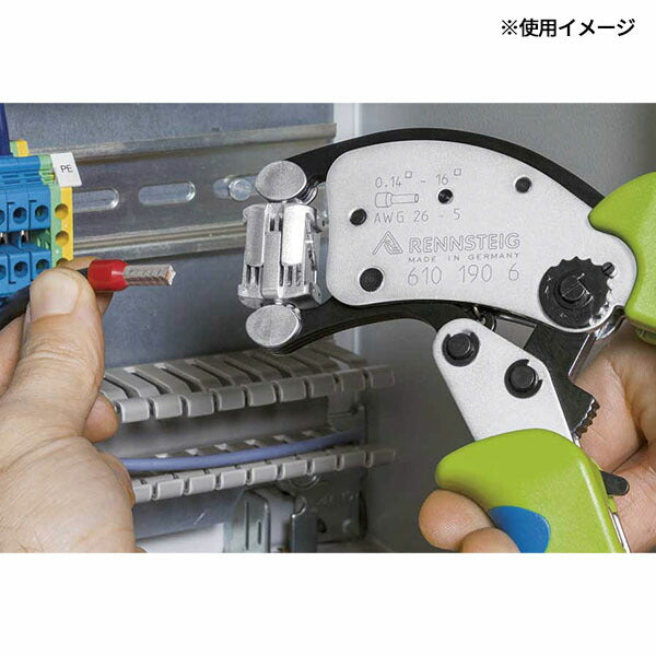 日本正規品 レンシュタイグ マルチアシジャストワイヤーエンド圧着ペンチ (610 190 6)(4049002133954) RENNSTEIG