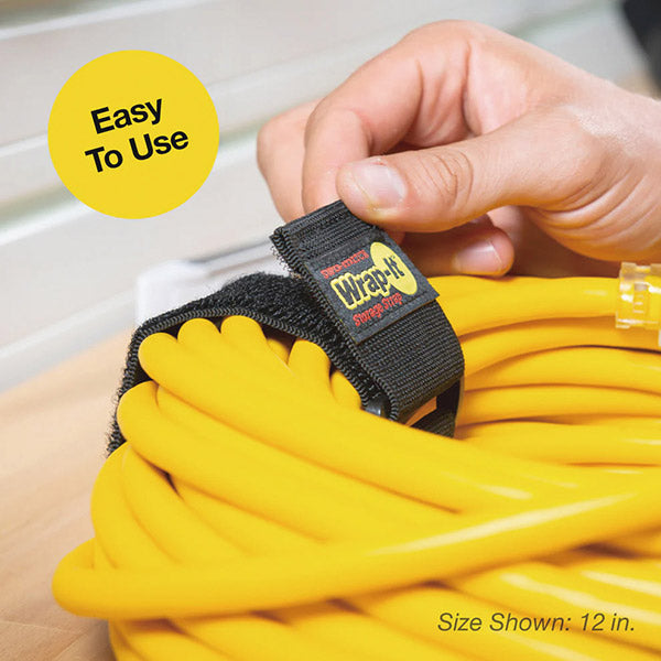 Wrap-It 703-18B 配線コード収納ストラップ 18インチ 3個入BK ラップイット