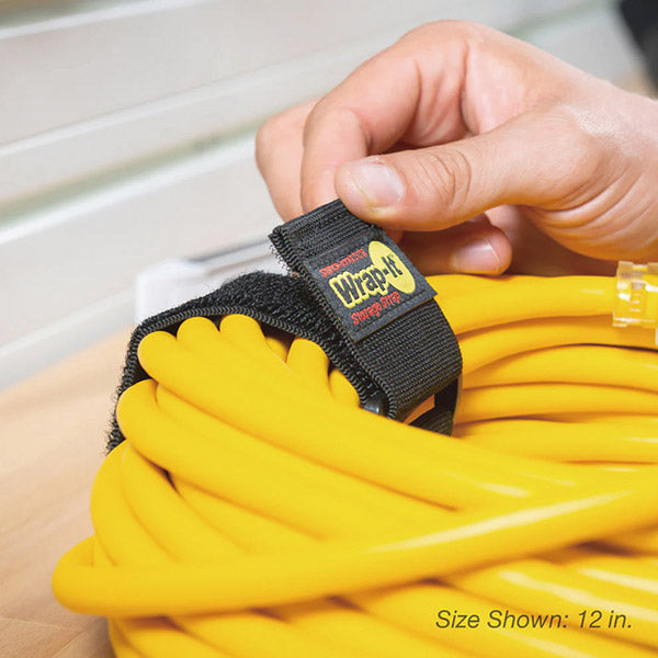 Wrap-It 704-12B 配線コード収納ストラップ 12インチ 4個入BK ラップイット