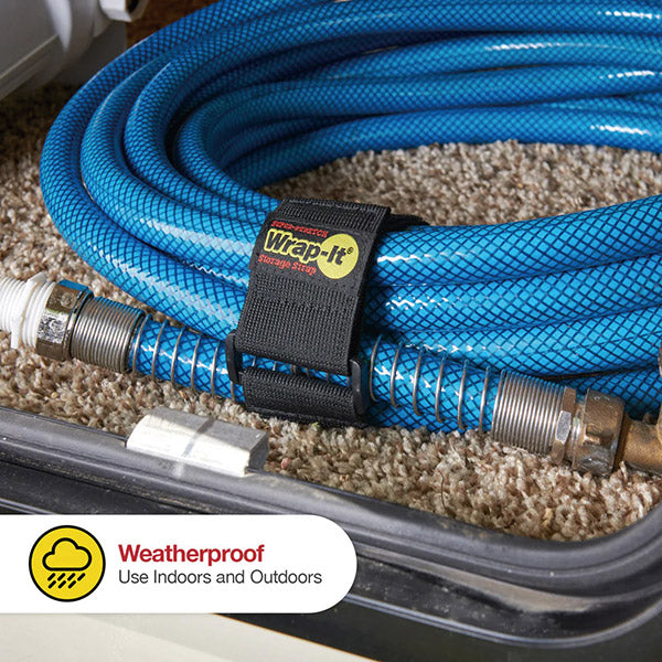 Wrap-It 704-12B 配線コード収納ストラップ 12インチ 4個入BK ラップイット