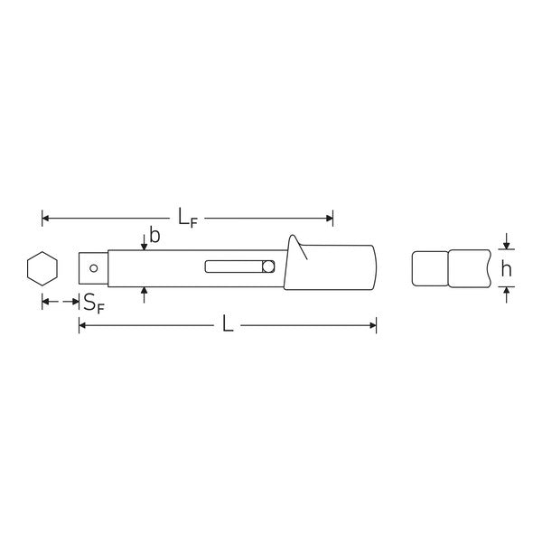日本正規品 スタビレー トルクレンチ トルク範囲4-20Nm 板バネ式リセット不要 ヘッド交換式 (730/2QUICK)(4018754292653) STAHLWILLE