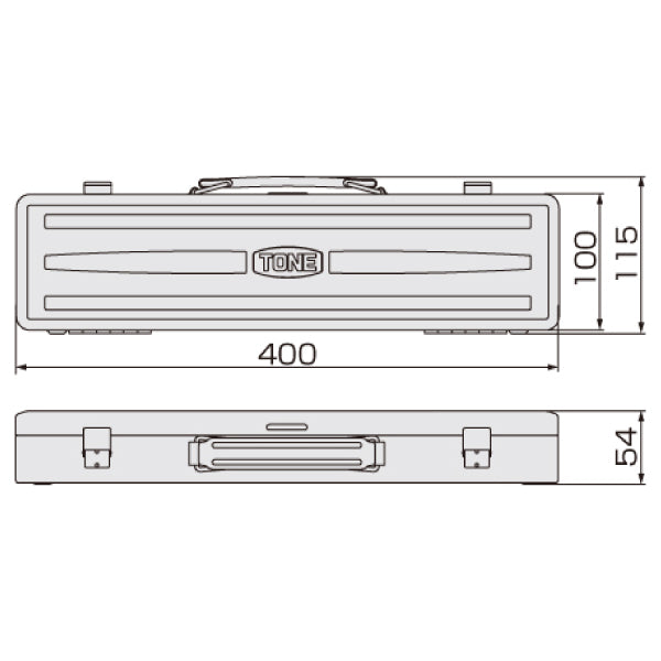 TONE ソケットレンチセット 差込角12.7mm 17点セット 12角(8mm~) (750M)(4953488000221) トネ