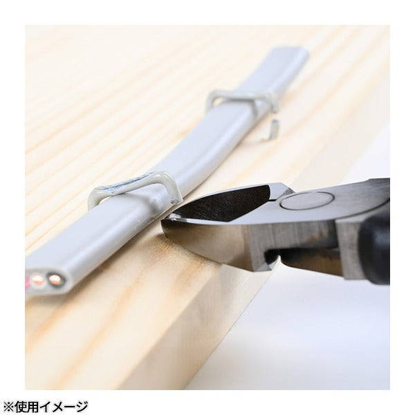 フジ矢 偏芯強力ニッパー薄刃 黒金 175mm (760N-175BG)(4952520077306) FUJIYA 工具