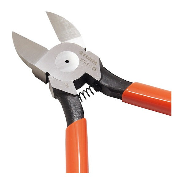 フジ矢 電工VAニッパー(ストレート刃・バネ付き) (77AS-185)(4952520007150) FUJIYA 工具