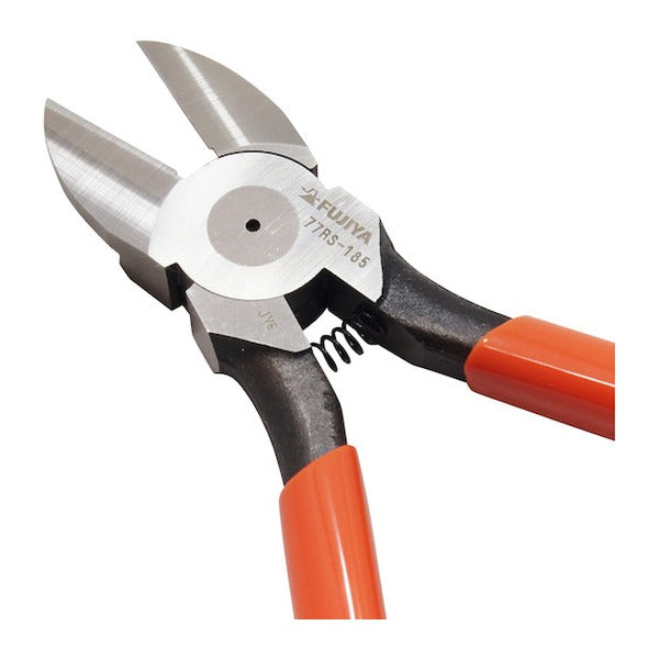 フジ矢 電工VAニッパー(ラウンド刃・バネ付き) (77RS-185)(4952520007167) FUJIYA 工具