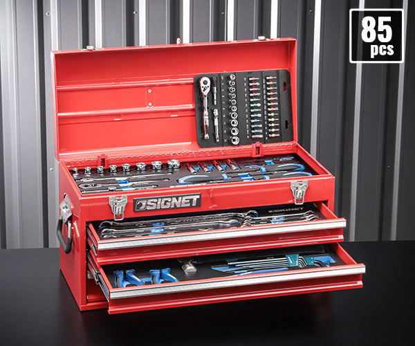 シグネット 800S-8525RED 9.5SQ 85PCツールセット レッド 限定モデル 差込角3/8 工具セット (4545301117003) SIGNET