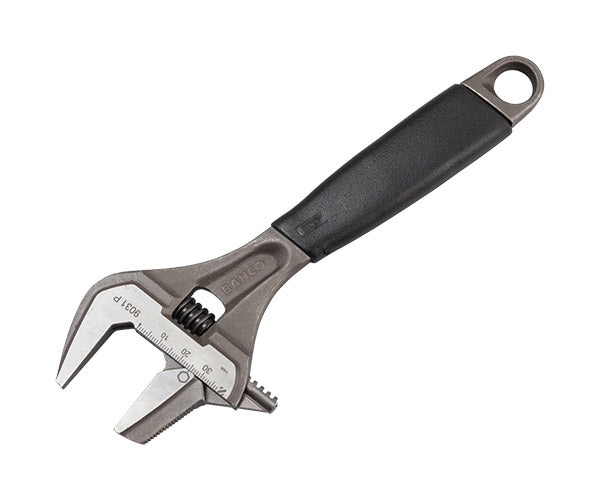 日本正規品 バーコ パイプレンチ兼用大口モンキーレンチ 最大口開き39mm ブラック仕上げ (9031P)(7314150187539) BAHCO