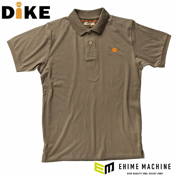 日本正規品 ディーケ ポロシャツ ポイズ マスティックカーキ XS 92121/200-XS (8058258784526) DIKE イタリア製の絶妙な色合い