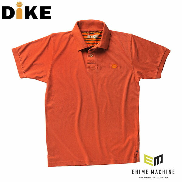 日本正規品 ディーケ ポロシャツ ポイズ トマトレッド S 92121/600-S (8052747528646) DIKE イタリア製の絶妙な色合い