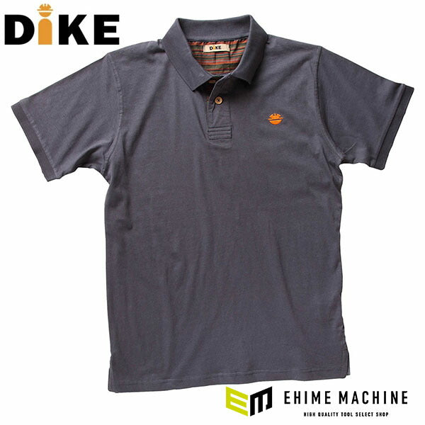 日本正規品 ディーケ ポロシャツ ポイズ ダストネイビー XS 92121/800-XS (8058258784564) DIKE イタリア製の絶妙な色合い