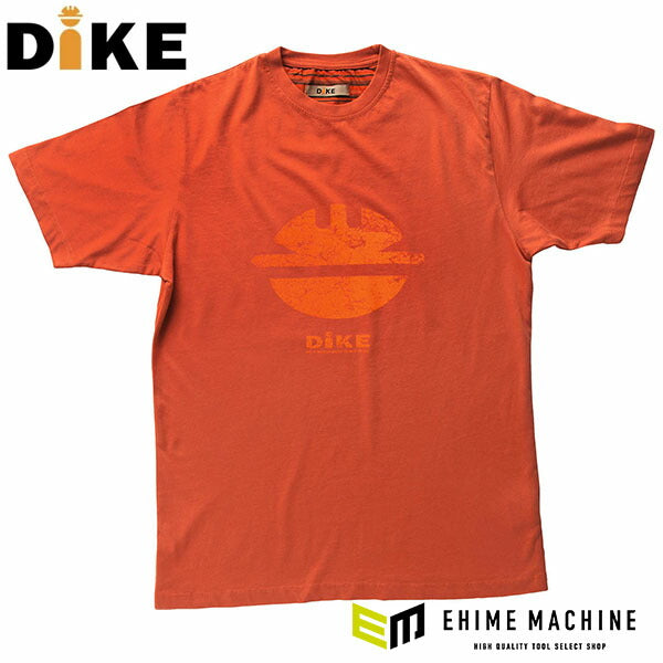 日本正規品 ディーケ Tシャツ タイディ トマトレッド S 92131/600-S (8052747528943) DIKE イタリア製の絶妙な色合い