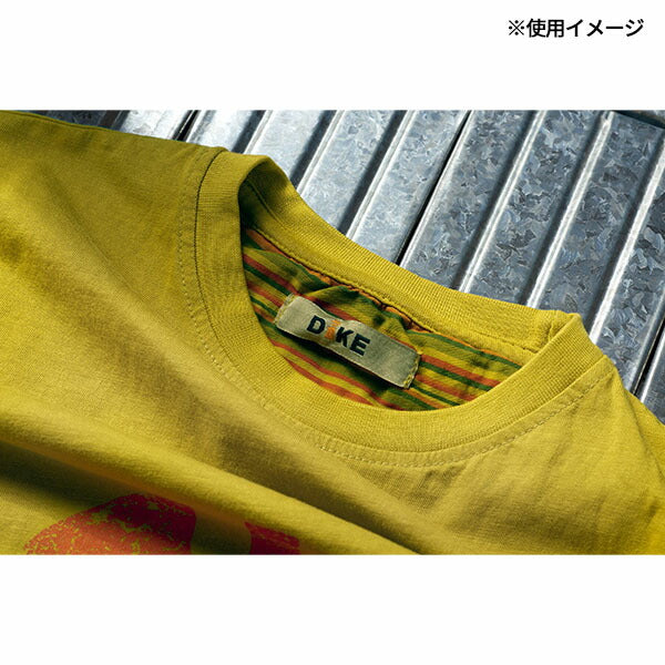 日本正規品 ディーケ Tシャツ タイディ ダストネイビー L 92131/800-L (8052747529087) DIKE イタリア製の絶妙な色合い