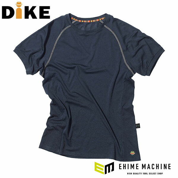 ディーケ Tシャツ プリマート37.5 ダークネイビー L 92138/838-L (8050539566319) DIKE 高機能Tシャツ