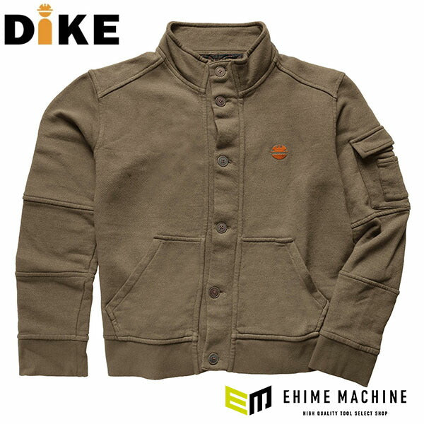 日本正規品 ディーケ 綿ジャケ フォーク マスティックカーキ XS 94213/200-XS (8058258786155) DIKE イタリア製の絶妙な色合い