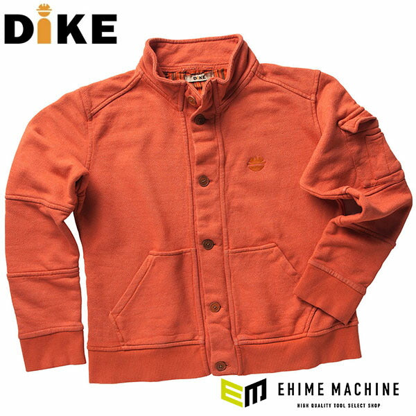 日本正規品 ディーケ 綿ジャケ フォーク トマトレッド L 94213/600-L (8058258786322) DIKE イタリア製の絶妙な色合い
