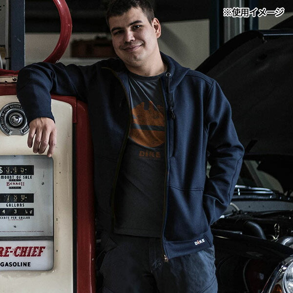 日本正規品 ディーケ フリース フォーム フォググレー S 94214/201-S (8050539560928) DIKE イタリア製の絶妙な色合い