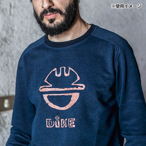 日本正規品 ディーケ トレーナー フリーマン サンドグレー M 94215/205-M (8050539561437) DIKE イタリア製の絶妙な色合い