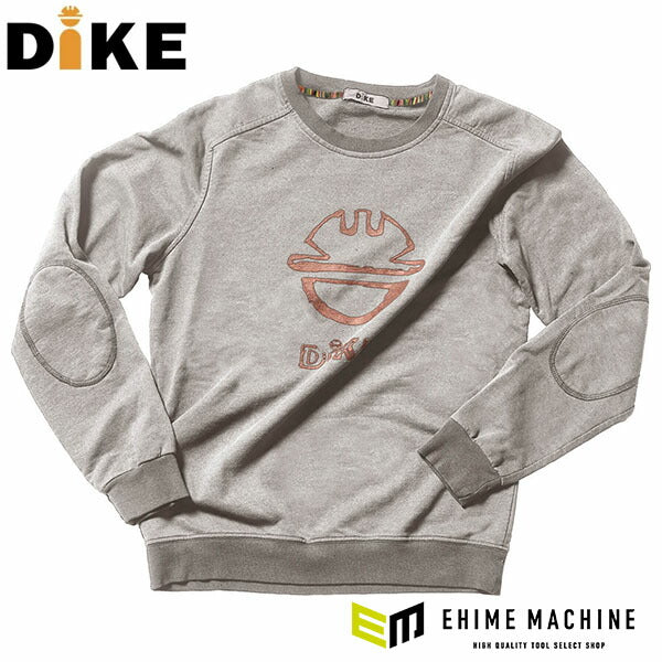 日本正規品 ディーケ トレーナー フリーマン サンドグレー XS 94215/205-XS (8050539561413) DIKE イタリア製の絶妙な色合い