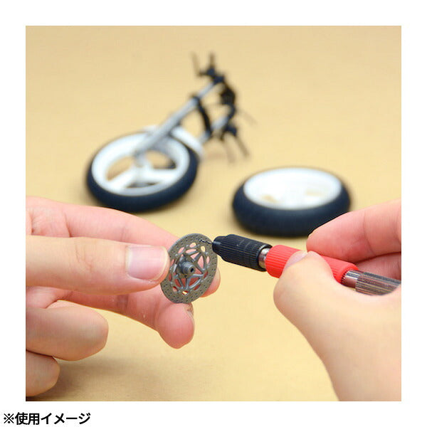 アネックス ラバーグリップ 強力ピンバイス 収納式 回転座金付 0.1~3.2mm 手回し 穴あけ (98-RST)(4962485221867) ANEX
