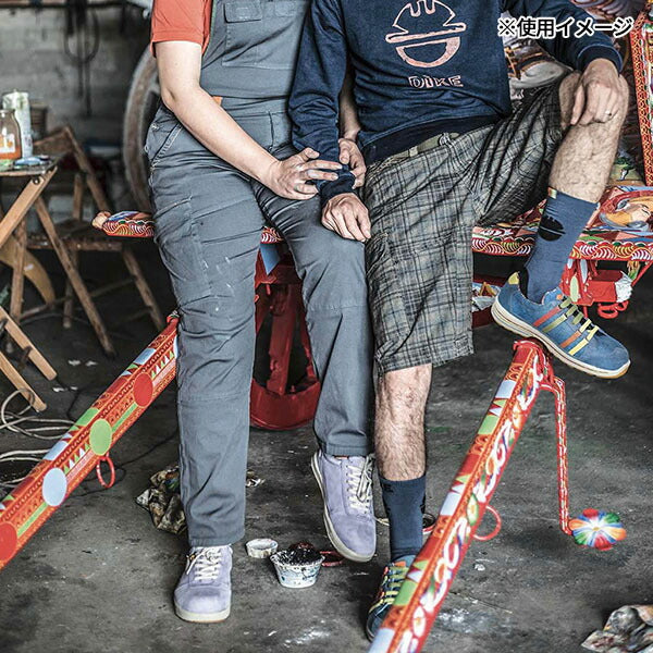 日本正規品 ディーケ エナジーソックス カラット ダストネイビー M 99215/800-39/41 (8058258787008) DIKE イタリア製の絶妙な色合い