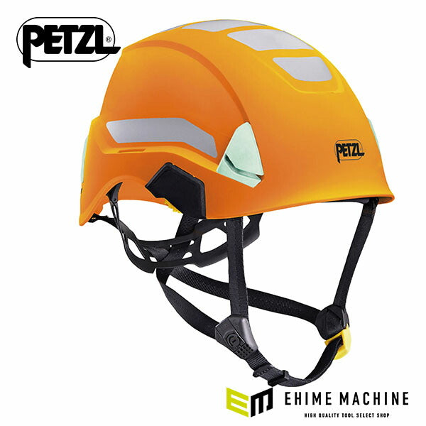 日本正規品 ペツル ストラト ヘルメット ハイビズ オレンジ (A020CA01)(3342540827523) PETZL